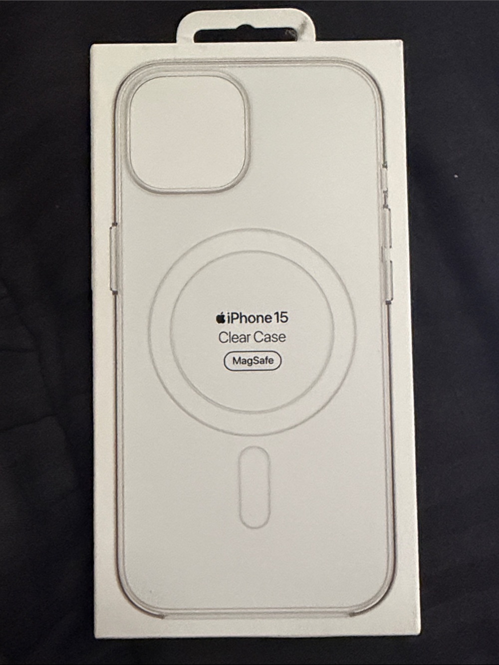 Apple Clear MagSafe Case for iPhone 15 - Transparent